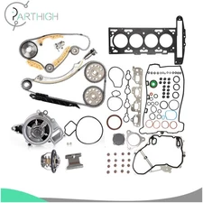 Timing Chain Gasket kit + Water Pump + Thermostat For Chevrolet Cobalt 07-08