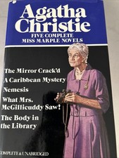 Five Complete Miss Marple Novels by Agatha Christie ~ c 1980 ~ Pages 650 ~ HC
