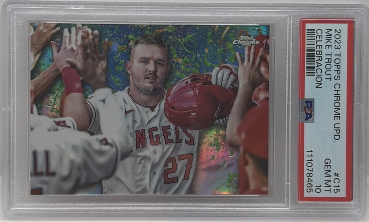 2012 Topps Chrome Mike Trout 10枚限定直筆サイン Mike Trout 10 Graded Baseball Sports Trading Cards & Accessories