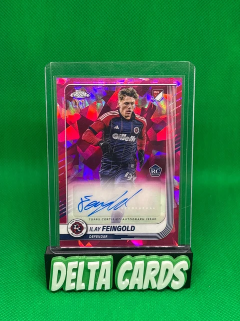 2025 Topps MLS Sapphire Ilay Feingold #CA-IF Padparadscha 1/1 Auto