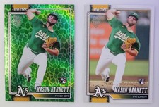 2026 Topps S1 - Mason Barnett #273 - Green Leaf Foil + Base 2 Card Lot - Rookie 