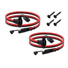 2FT 12AWG SAE Quick Disconnect SAE Extension Cable Power Socket Sidewall Port