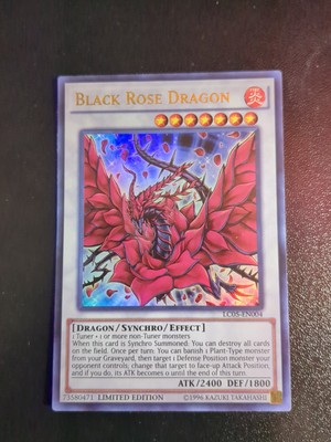 Black Rose Dragon LC05-EN004 Legendary Collection 5D's Limited Edition