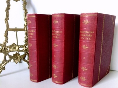 Shakespear's sämtliche dramatische Werke. 3 von 3 Bänden Shakespeare William und