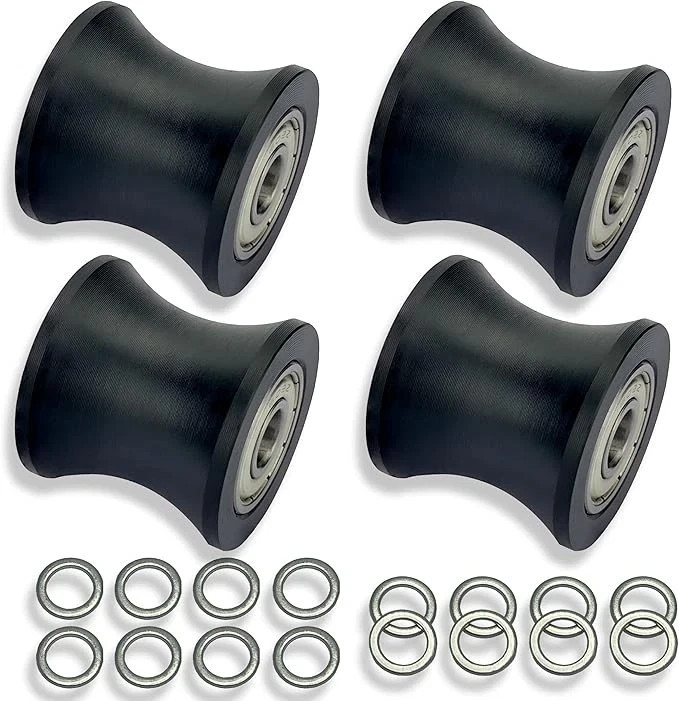 Upgraded Machined Wheels/Rollers Compatible with Bayou Fitne