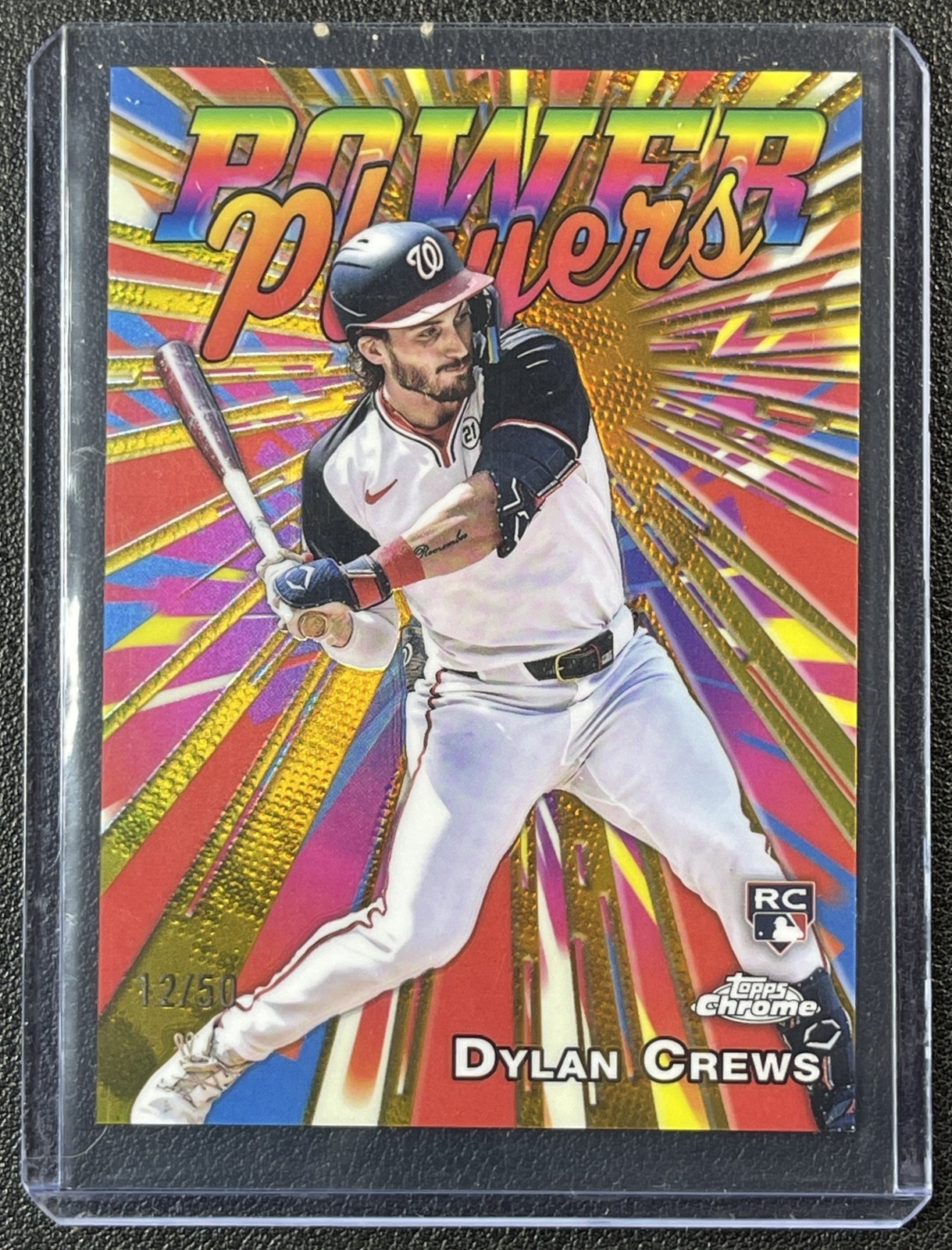 DYLAN CREWS 2025 TOPPS CHROME #PP-20 ROOKIE POWER PLAYERS GOLD REFRACTOR RC /50