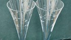 1-pair Princess House Heritage Toasting Flutes !0" #431 vgc — photo 3