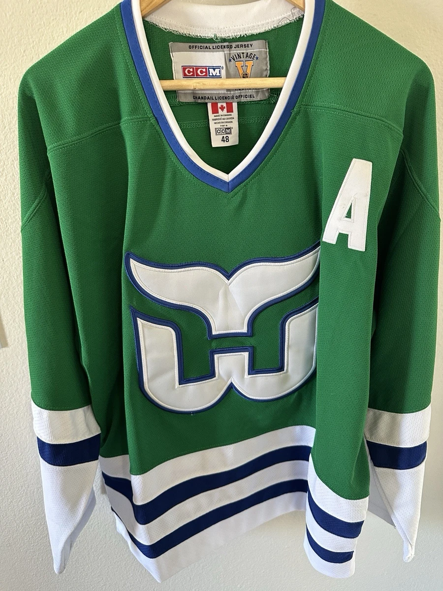 Hartford Whalers Heritage Green Jersey – Men's Fanatics Premier Breakaway, Officially Licensed