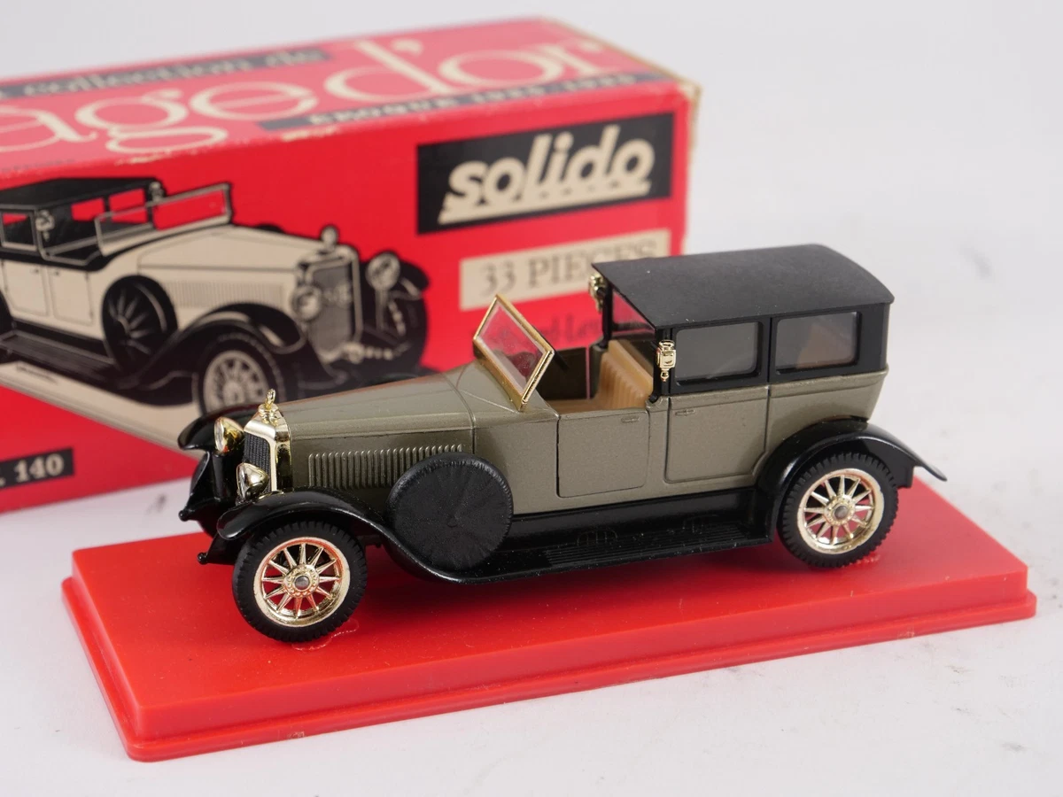 1/43 Solido Âge D Ou - Classique Duesenberg J Spider Crème Voiture 1/43 Solido Âge D Ou - Classique Duesenberg J Spider Crème Voiture
