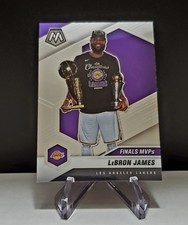 2020-21 Mosaic #297 LEBRON JAMES Finals MVP's Los Angeles Lakers NBA Basketball 