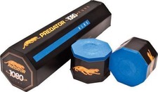 Predator 1080 Billiards Pool Cue Stick Chalk - 5 Piece Pack - Blue Octagon