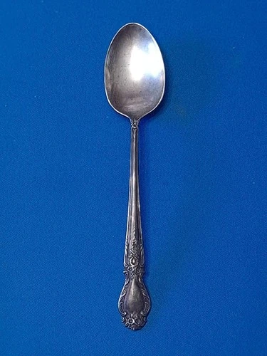 INTERNATIONAL BROCADE STERLING SILVER SPOON 6"