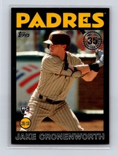 2021 Topps #86B-43 1986 35th Anniversary Black Jake Cronenworth /299 Padres