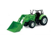 NEWRAY, Tracteur avec chargeur vert, échelle 1/32, NEW05683B