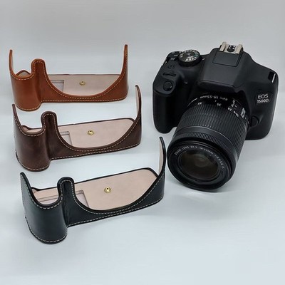 For Canon EOS 1500D 1300D 550D 500D PU Camera Bag Dock Case Base Cover Shell