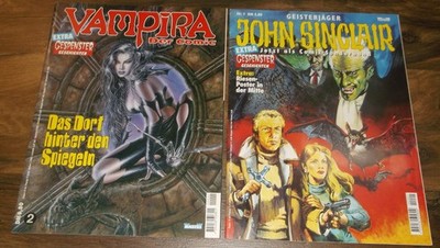 2 x Extra Gespenster Geschichten, Nr. 1 ,2, SC,  Comic, Gbü, Poster, sehr gut,