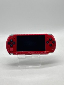 Sony PlayStation Portable PSP-3000 Video Game Handheld Console Red-Black