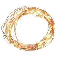 "Led Draht-Lichterkette \"Micro\" 20Er/40Er Leds Warmweiß Biegsam Batterie Betrieb"
