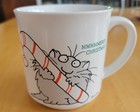 2 Vintage Boynton Balloon And Candycane Cat Mugs Recycled Paper Products Japan — photo 6