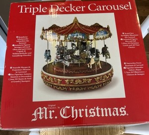 Mr. Christmas Triple Decker Carousel | eBay
