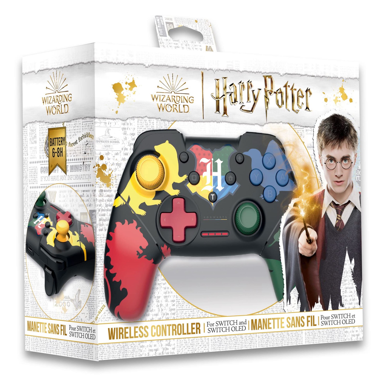 Trade Invaders Harry Potter - Wireless controller - 4 Houses