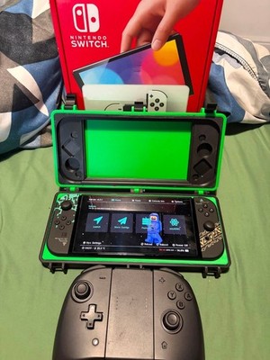 Nintendo Switch OLED Konsole - Custom Hardware & Zubehörpaket (128GB)