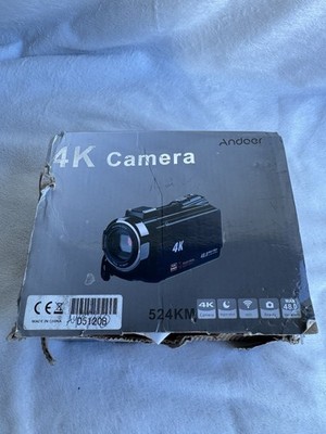 Andoer HDV-524KM 4K 48MP Camcorder Wi-Fi Night View 16x Zoom Video Camera