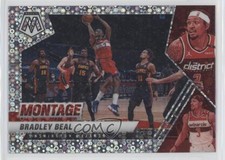 2020-21 Panini Mosaic Montage Fast Break Prizm Bradley Beal #7 w5c