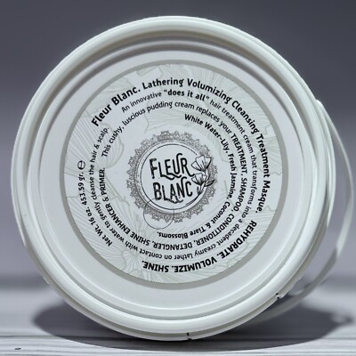 Tweak'd Fleur Blanc Lathering Volumizing Cleansing Treatment Masque 16 oz Sealed
