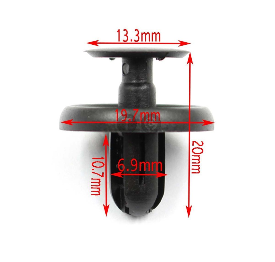 Fenders For Toyota 4Runner Promotion! 100 Pcs Fender Liner Fastener Rivet Push Clips Retainer 7mm Hole Dia For Toyota-in Car Fastener Clip Set - Foto 9