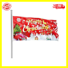 Christmas Flag 3X5 Ft,Large Merry Christmas House Flags for Outside, Merry Chris