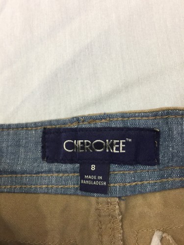 CHEROKEE BOYS CARGO COTTON SHORTS SIZE 8 - Picture 2 of 4
