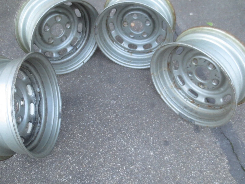 4 x DEMO-Stahlfelgen Porsche 911 912 914-6  5 1/2JX15 5x130 ET42 #22139 - Bild 3 von 4