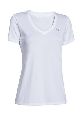 under armour white v neck t shirt