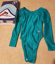 BODY BAMBINA ELASTICIZZATO GIMER GINNASTICA ARTISTICA - cod. 5/099-05 col. verde