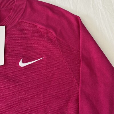 Nike Tiger Woods Golf Sweater Hot Pink DR5291-615 Men's Size Extra