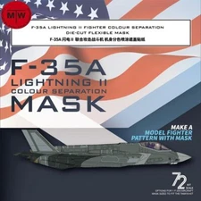 Galaxy 1/72 F-35A Lightning II Color Separation Flexible Mask for Tamiya 60792