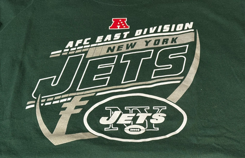 New York Jets 2018 Schedule Short Sleeve T-shirt - L