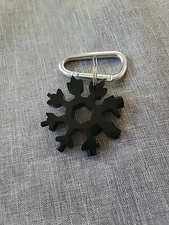 Snowflake Multi Tool Keychain Tool Gadgets for Outdoor Travel Camping Daily