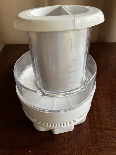 Cubierta de procesador de alimentos Oster Regency vintage para centro de cocina con empujador - Imagen 4 de 5