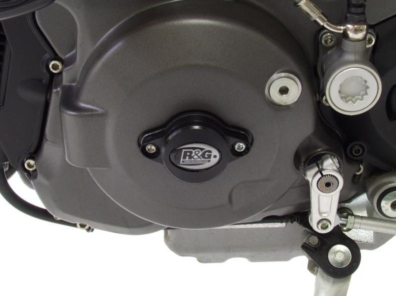 Slider moteur gauche R&G noir, idéal pour les sorties piste en Ducati Streetfighter