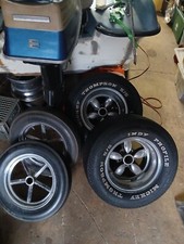 Rare Gasser Wheels 15x10 15x3 Spindle Mount Ansen Willys Chrome Daisy 200s Rims