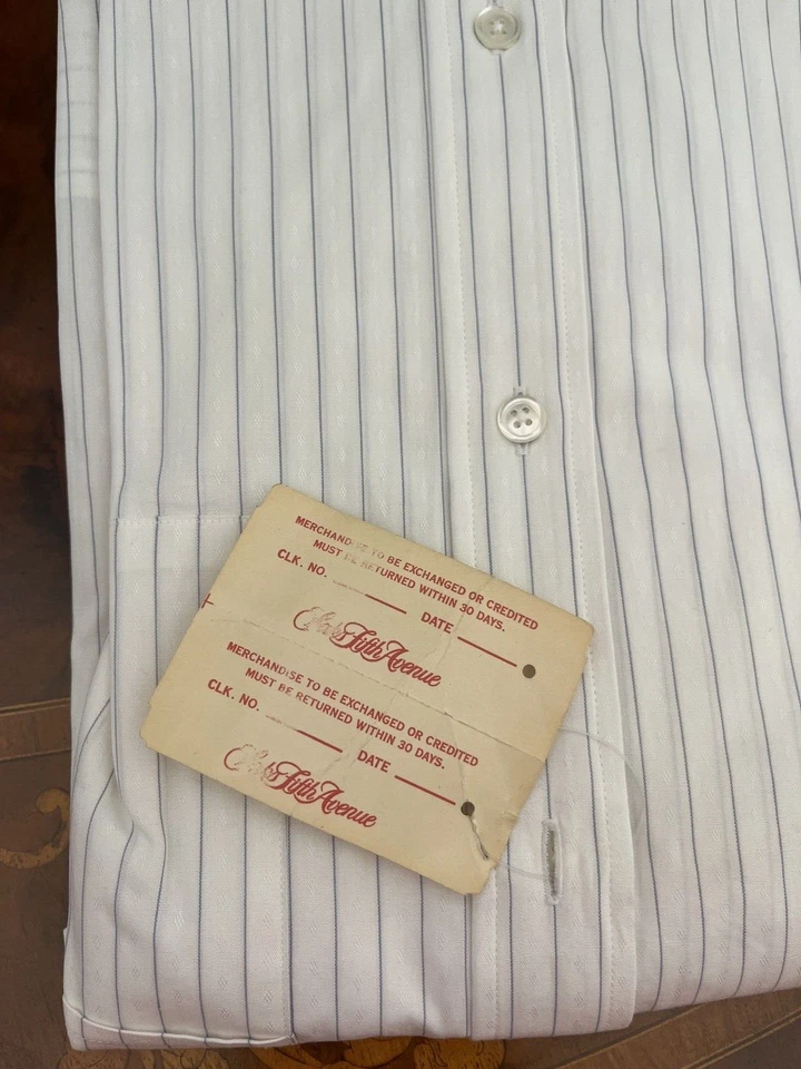 Camisa vintage con botones de manga larga para hombre Giorgio Armani talla 16 1/2 34/35 Foto 4 de 4