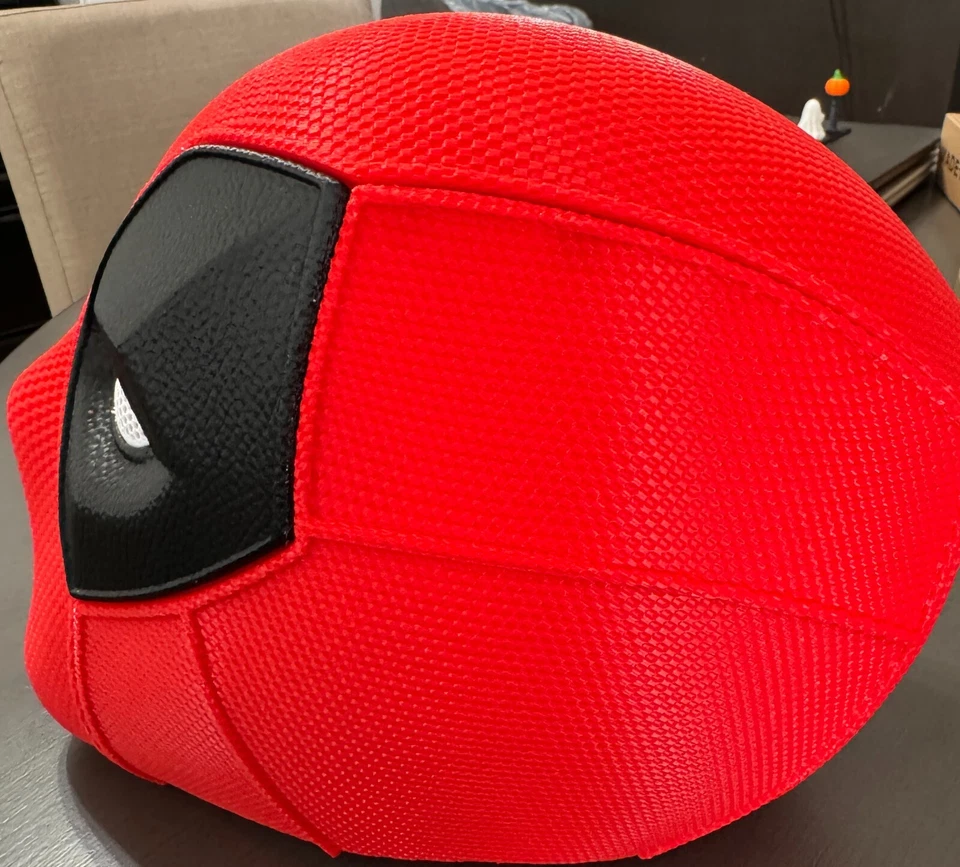 Deadpool Screen Accurate Cosplay Wearable Helmet - Textured Version - Image 4 of 4