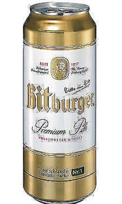 Bitburger Dose 24 Dosen a 0,5L Bitburger Pils Pilsener Bier Dose Beer inc. EINWEG ...