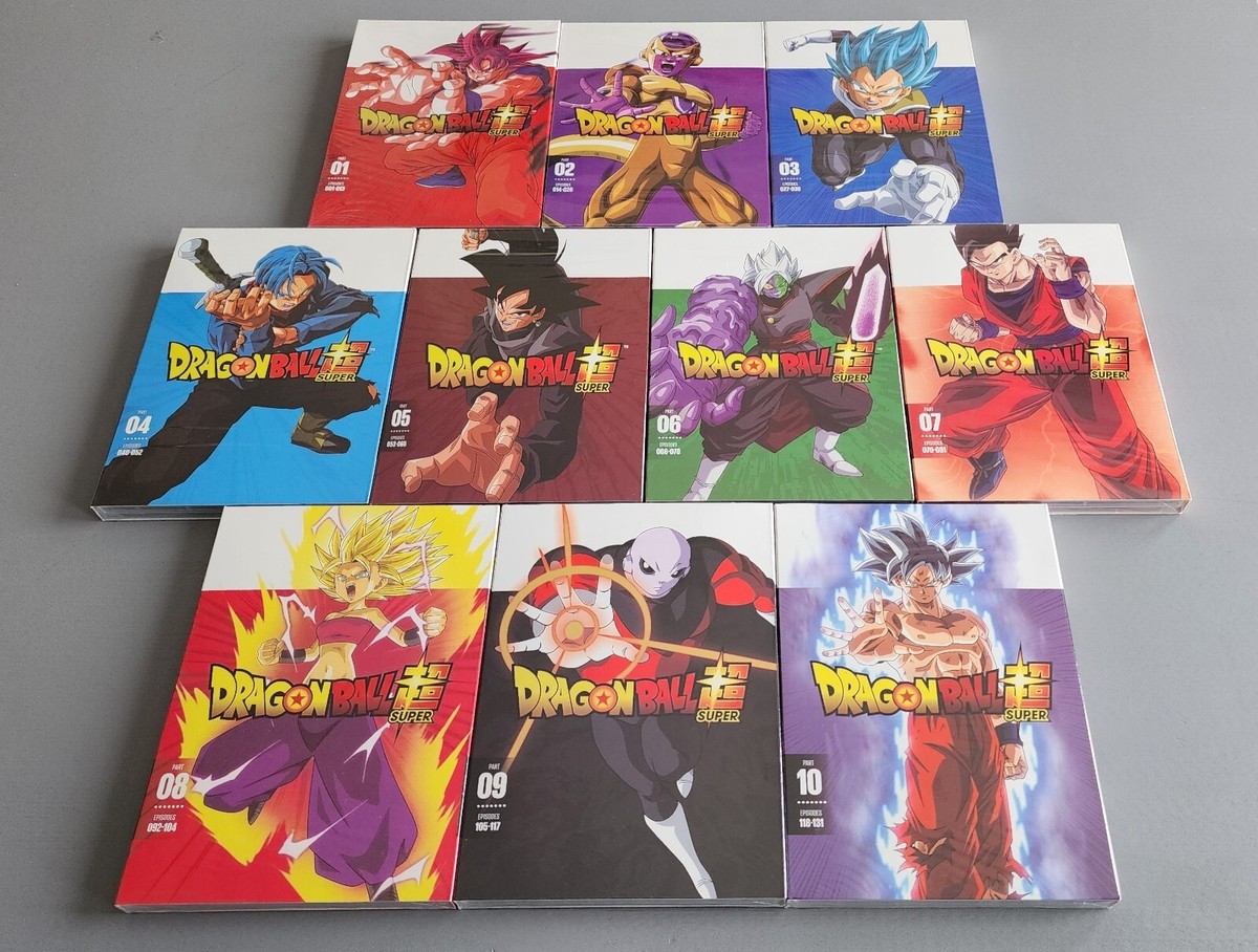 Dragon Ball Super Parts 1-10 DVD Complete Series Brand New 