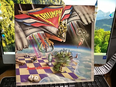 Triumph Just A Game.. 1979 VG+ vinyl lp.. AFL13224
