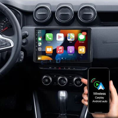 NHOPEEW 64GB Android 15 Apple Carplay Autoradio GPS NAVI WIFI Für Dacia Duster 2019-2021