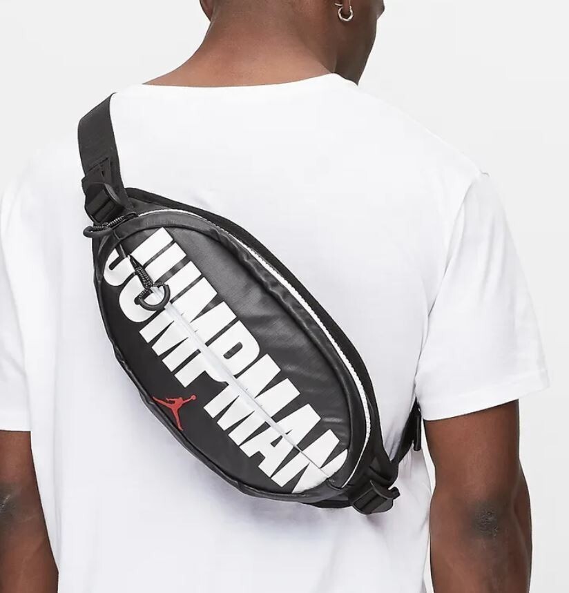 Air Jordan Jumpman bag small crosssbody over the shoulder black mens  genuine NEW