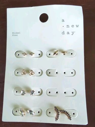 A New Day earrings 6 pairs Gold